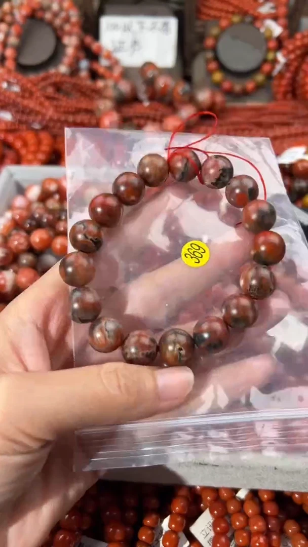 南红玛瑙手串未镶嵌12