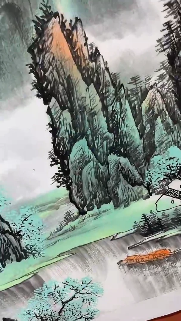 国画郑乐华手绘绘画作品11-44