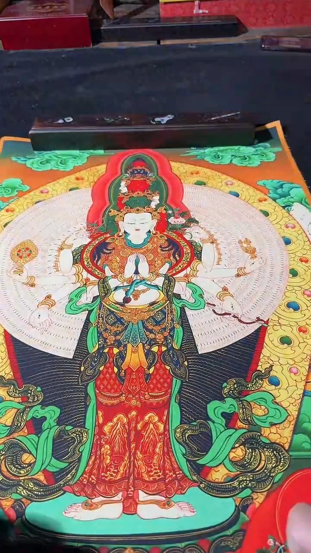 卷轴画藏式珍藏彩绘艺术馆14