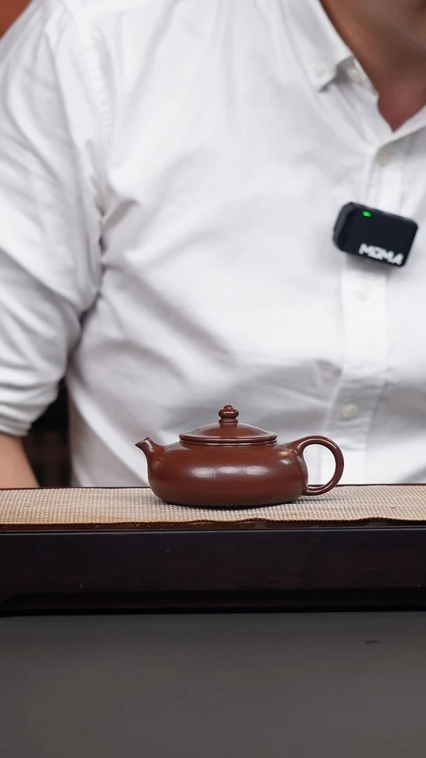 茶壶紫砂紫朱泥全手寒江