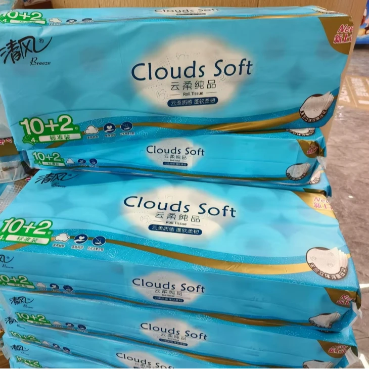12卷清风四层125g卷纸 125g*12卷/提
