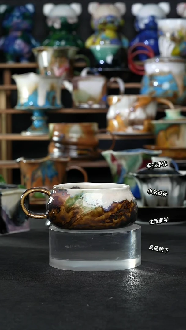 设计师款景德镇森涩手创陶瓷（食品级）208