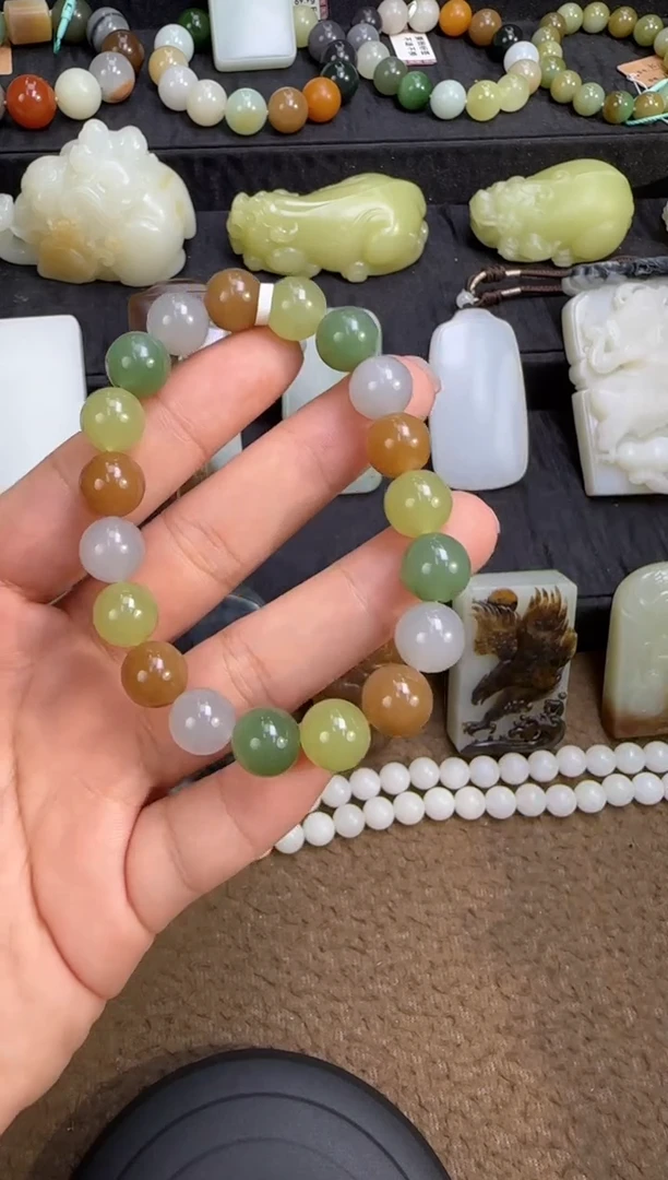 未镶嵌手串和田玉手串