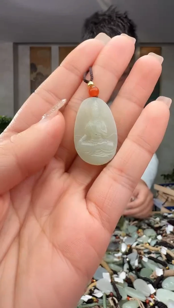 颈饰未镶嵌和田玉拍一发一多样性发货