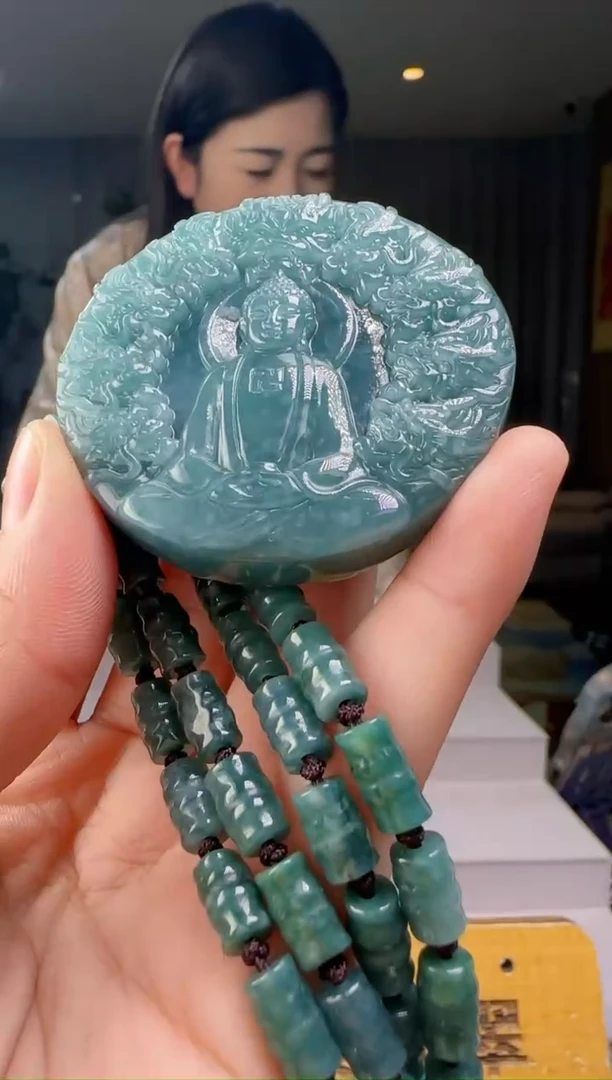 吊坠(赠链)未镶嵌翡翠多样性发其一HH@@60B7J03757