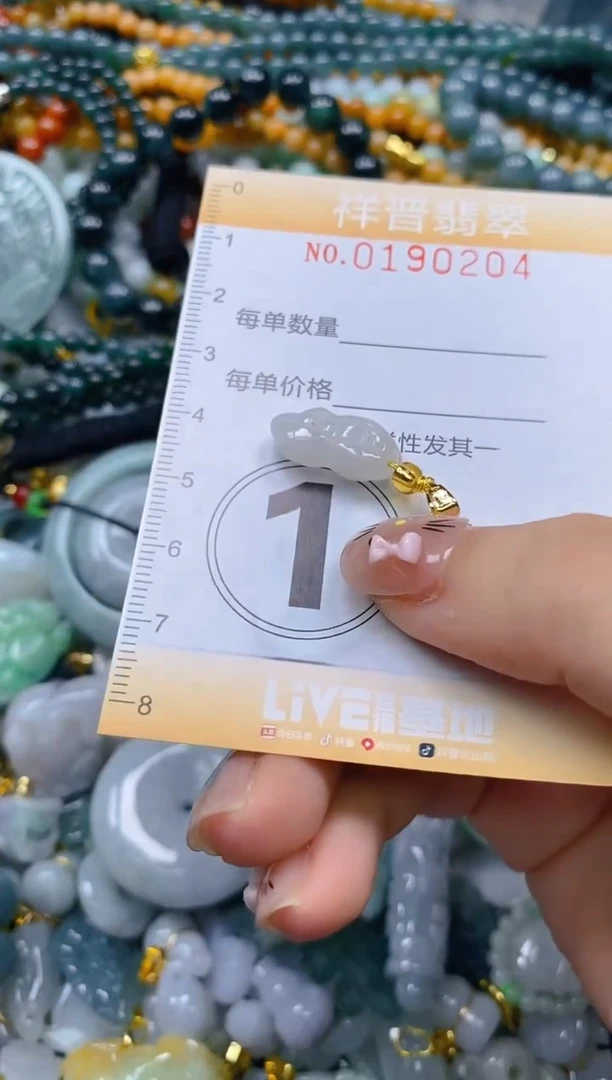 翡翠未镶嵌颈饰闪购0190204多样性发其一