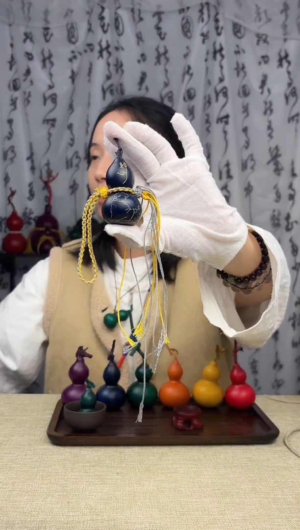 大漆小葫芦 雕刻------046