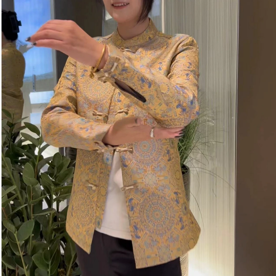 88205 551男士新款时尚潮流休闲唐装外套