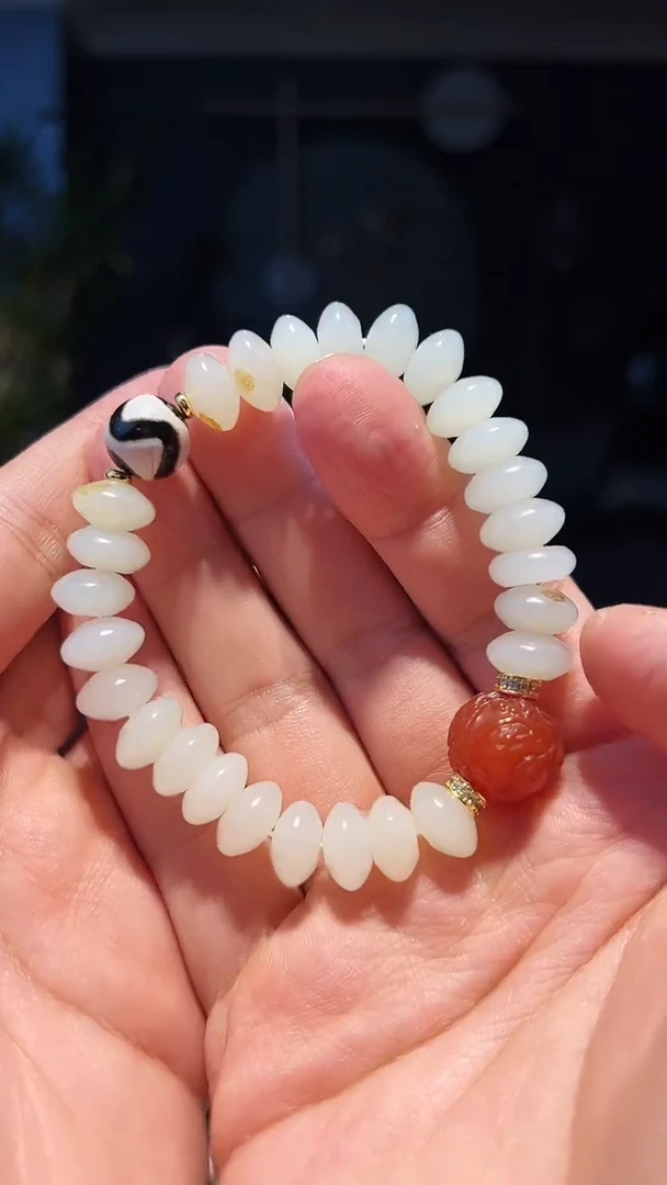 【闪购商品】和田玉手串未镶嵌11+精配单圈