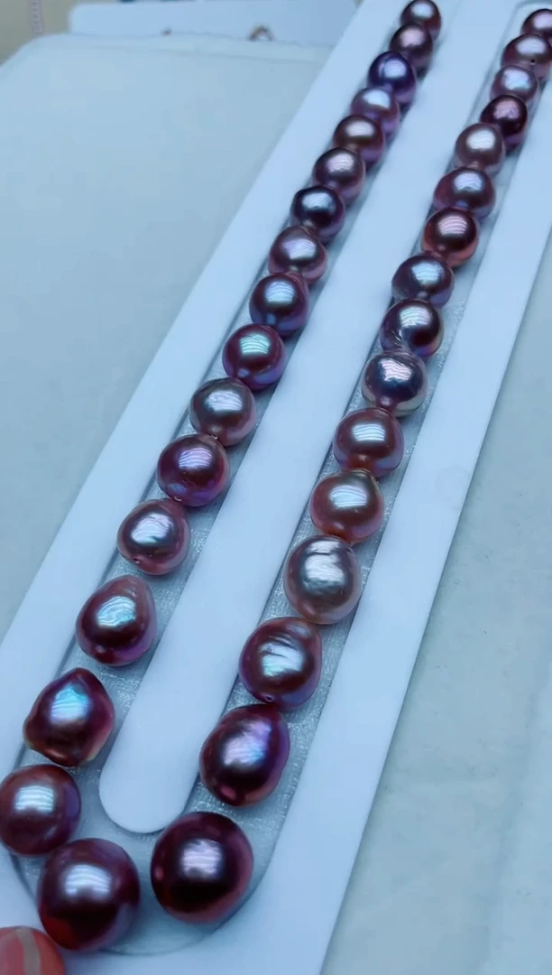 淡水珍珠未镶嵌项链好****)项链多样性发其一