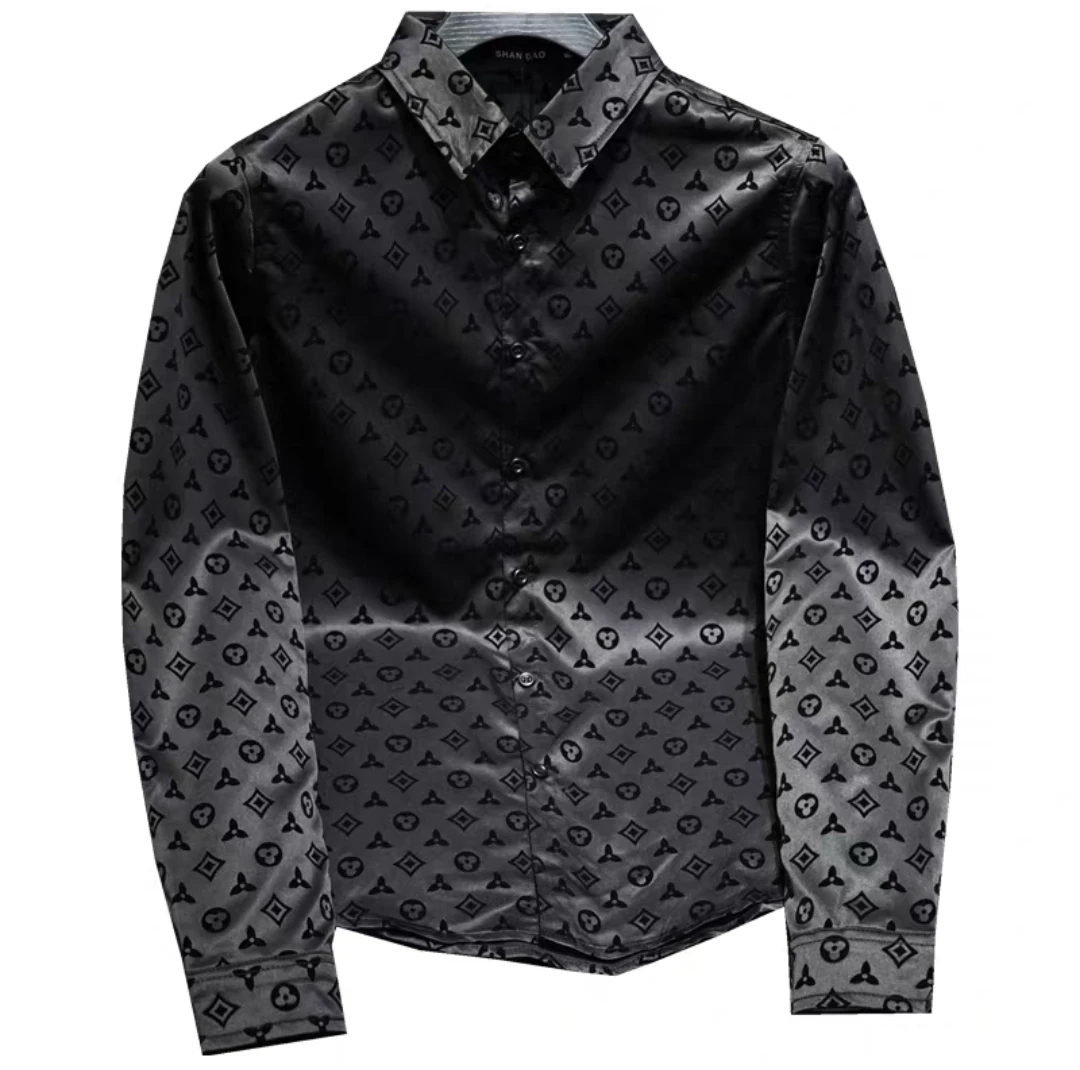 A344老马凉丝衬衣