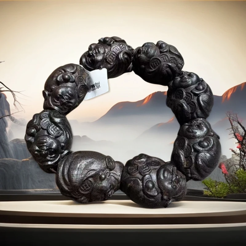 6017号文玩单圈雕刻手链