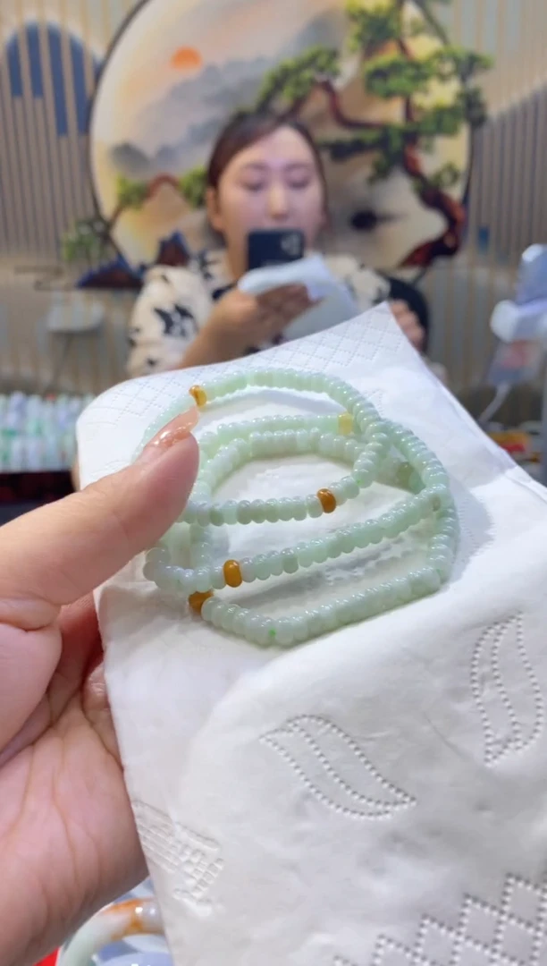 未镶嵌手串翡翠多样性发货03241