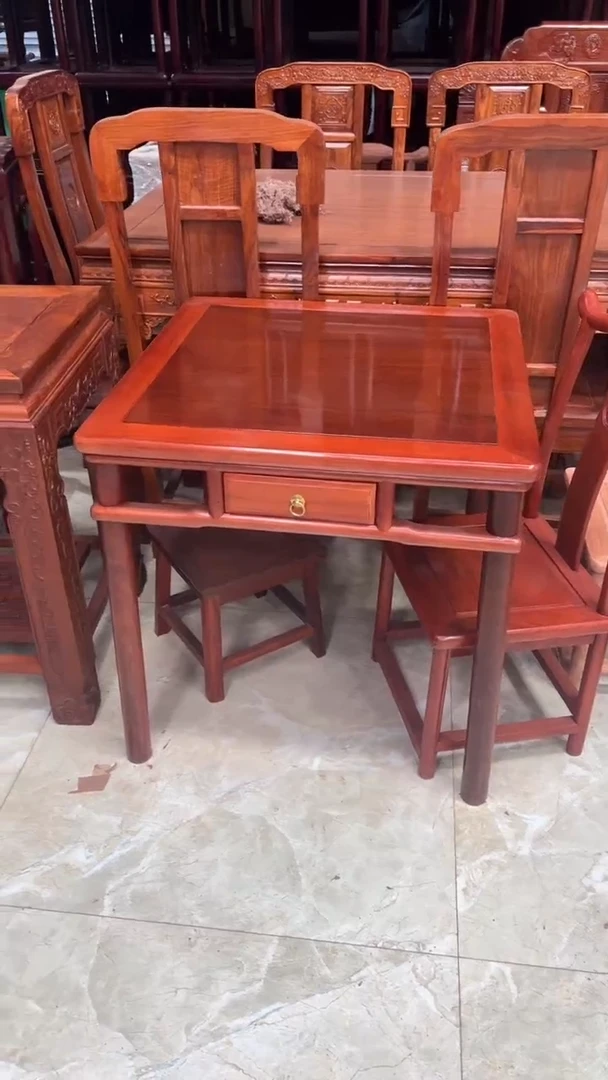 花梨木类成套家具刚果花梨木方桌