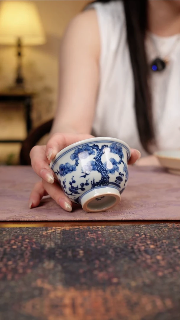 杯桑*?景德镇陶瓷杯碗柴烧多人