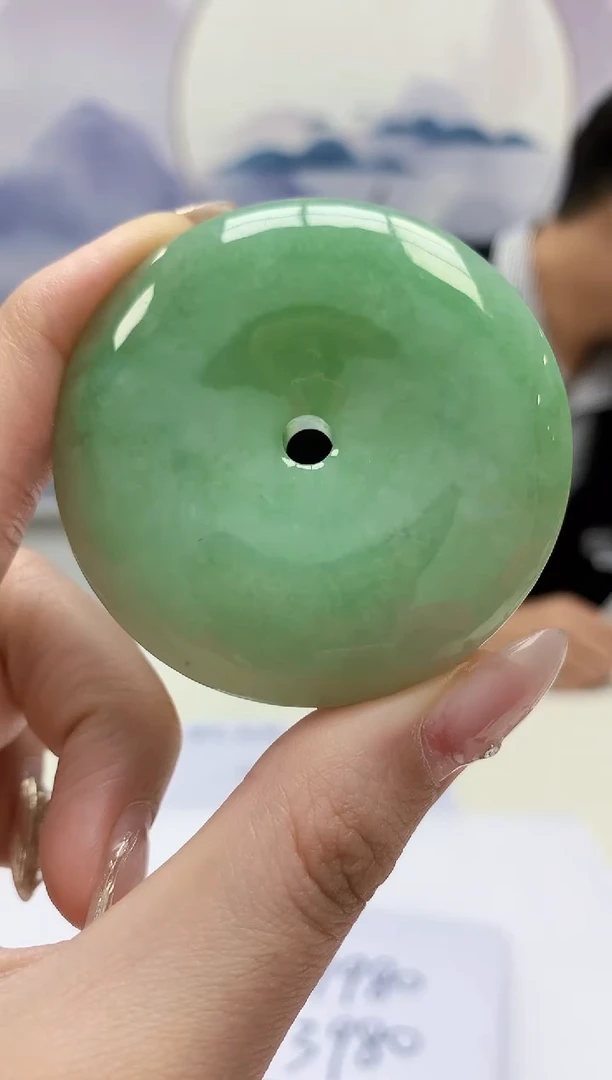 【闪购商品】定制翡翠未镶嵌5145jw-毛货挂件25