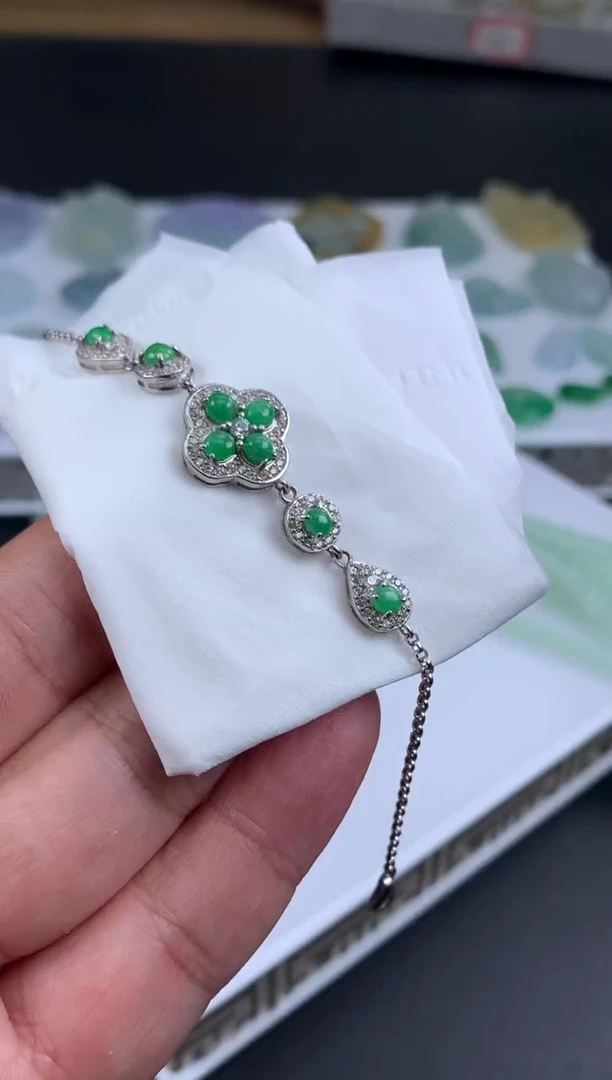 【闪购商品】翡翠手链未镶嵌翡翠