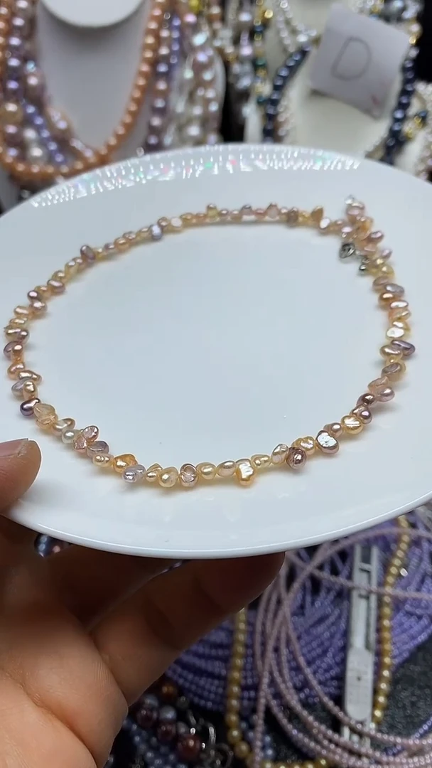 淡水珍珠未镶嵌颈饰多人