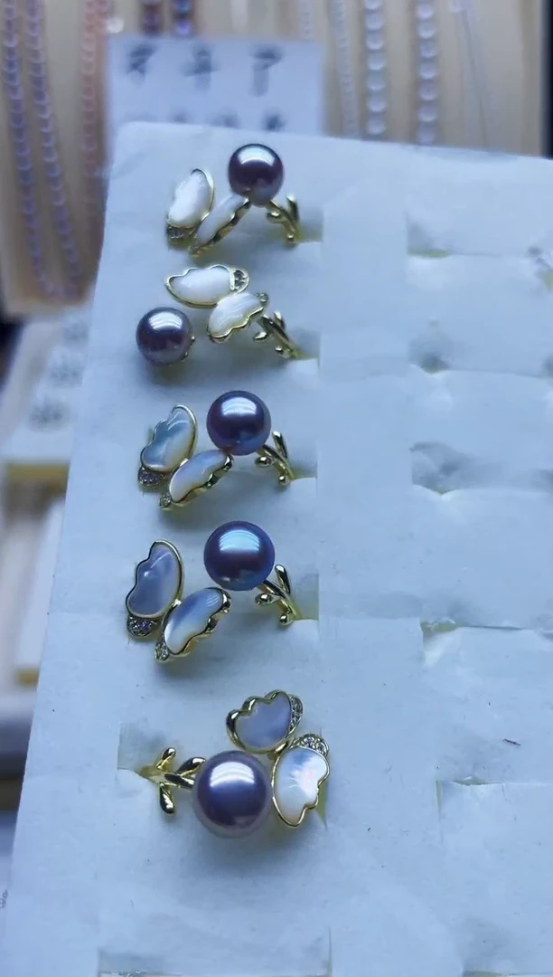 未镶嵌戒指淡水珍珠戒指多样性发其一