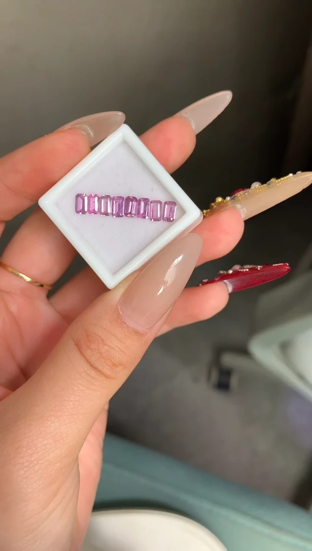 未镶嵌裸石定制蓝宝石八角 蓝宝石 8/P 2.18ct