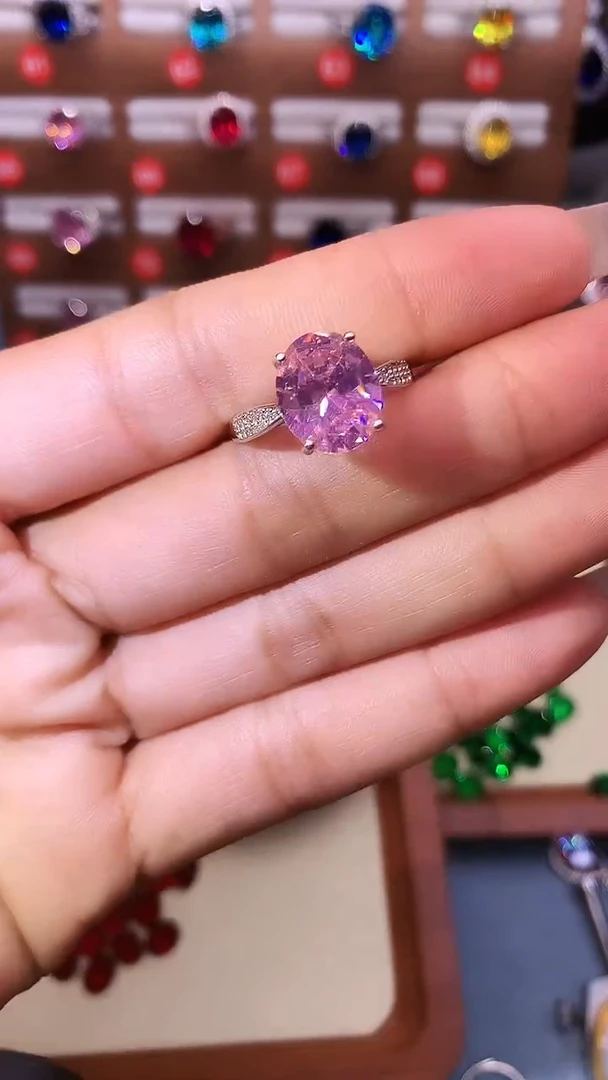 无925银大克拉重工精切高品质戒指