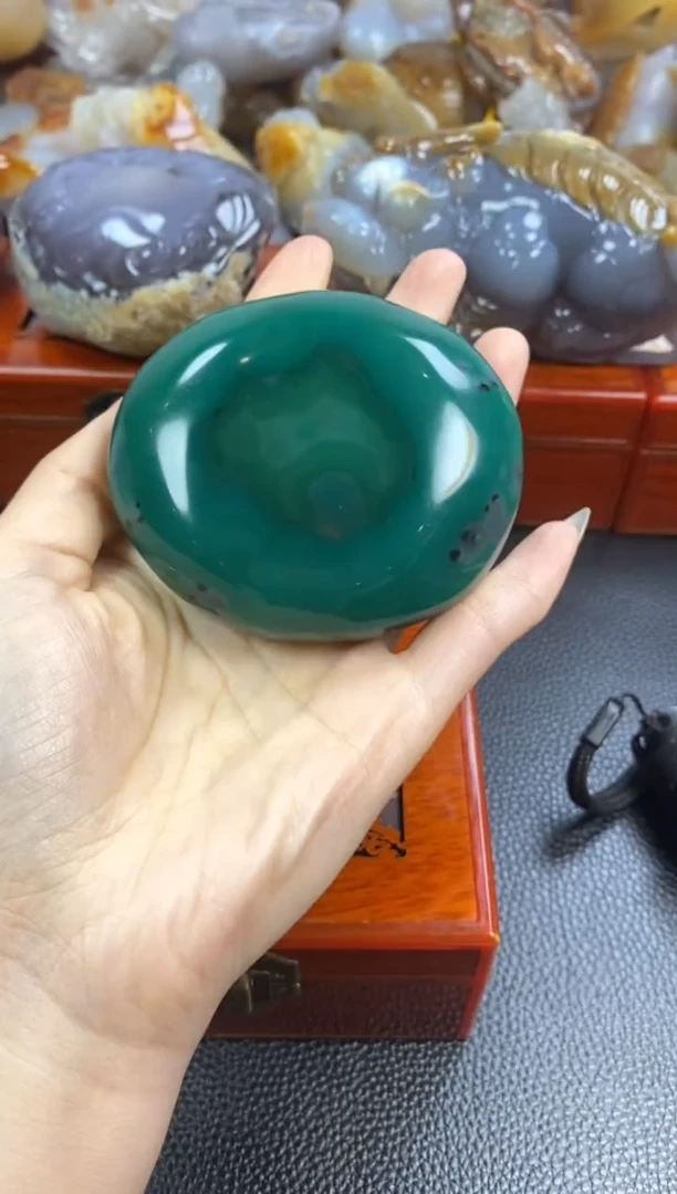 未镶嵌手把玛瑙/玉髓我**悲1