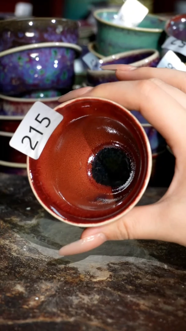 摆件精品窑变钧瓷茶器