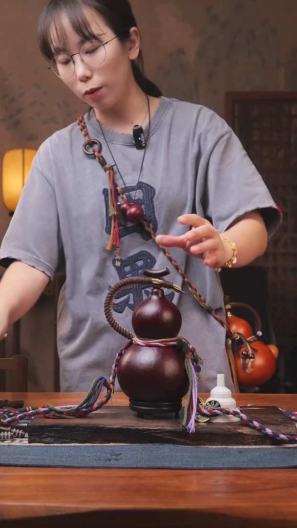 1439号精品大漆葫芦防腐防渗装水茶酒