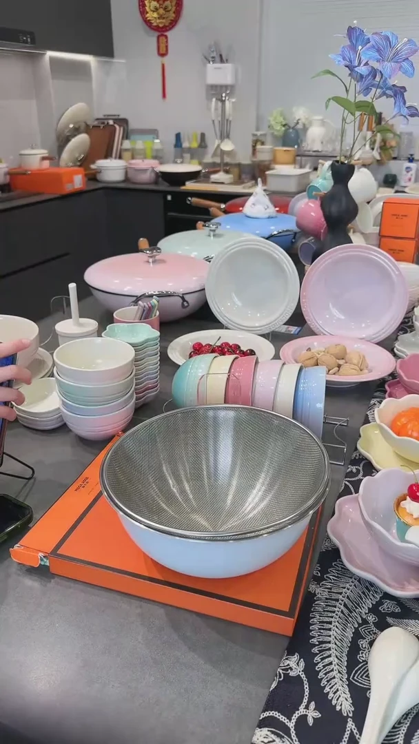 【闪购商品】瓷不锈钢料理盆+沥水篮24cm（2件套）