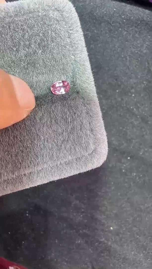 定制蓝宝石定制未镶嵌瓶**箭天然帕帕拉恰0.54克拉无烧