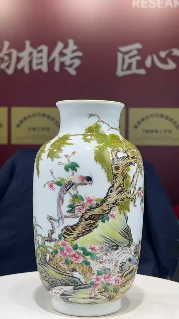 瓶景德镇陶瓷手工手绘N17