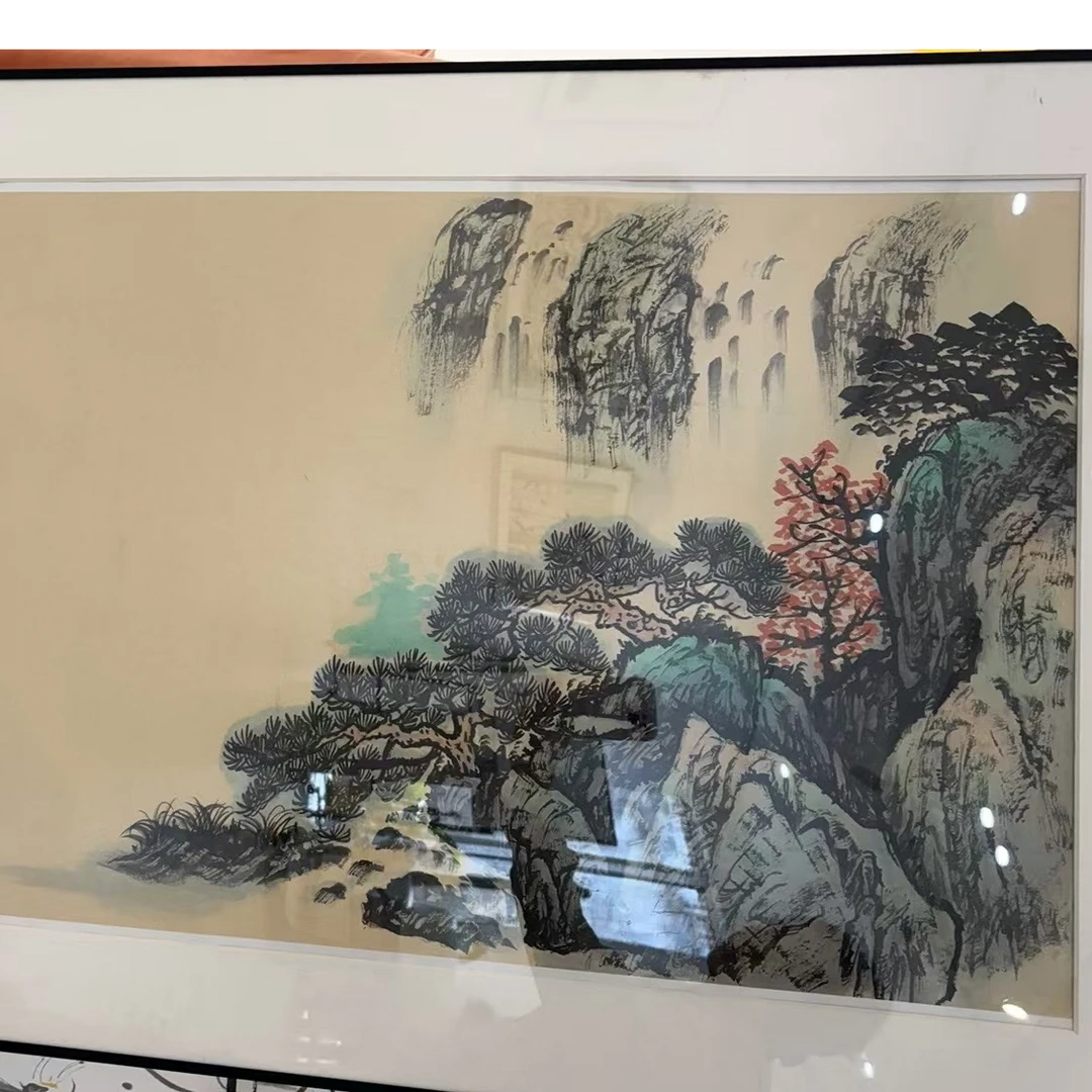 ZWB-4.5平尺-国画作品 宣纸发货