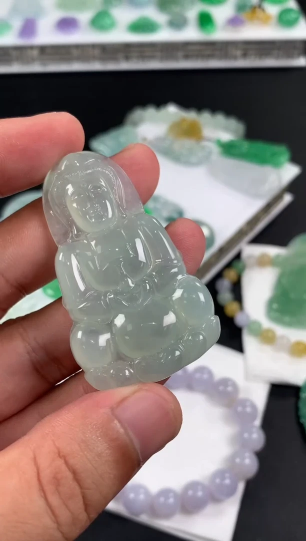 未镶嵌定制翡翠发**宝翡翠