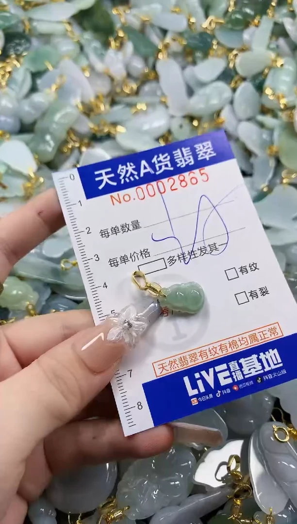 颈饰未镶嵌翡翠天然A货翡翠