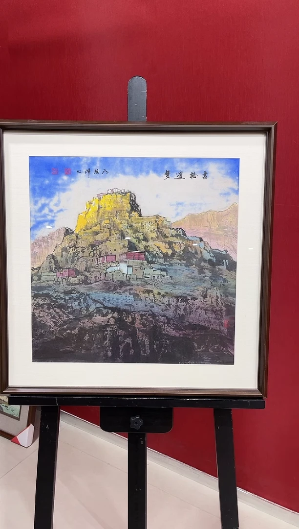 国画尼M泽仁老师画作