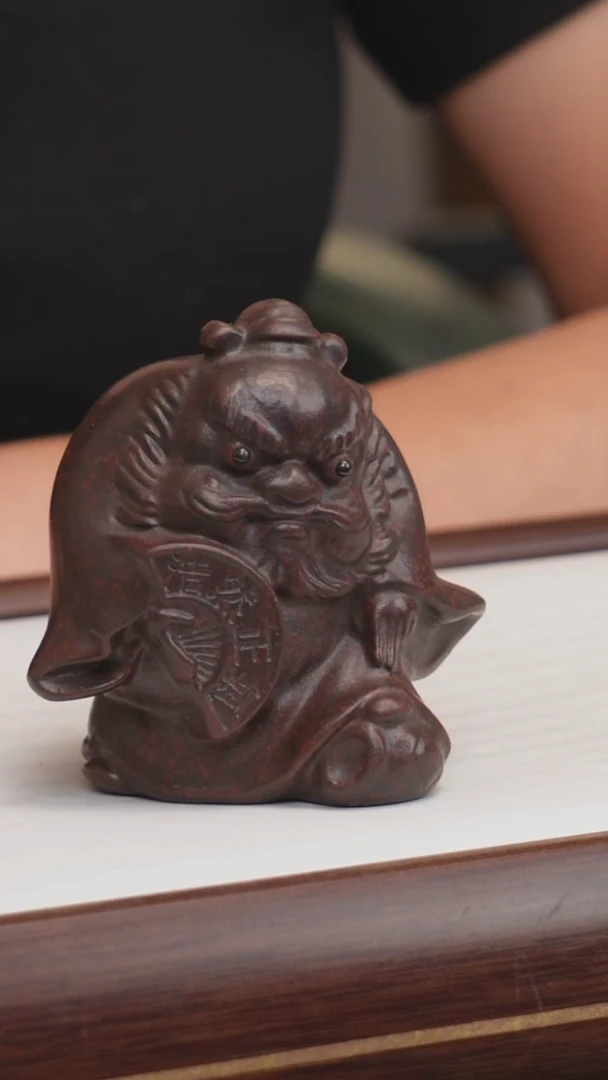 茶壶紫砂茶宠钟馗