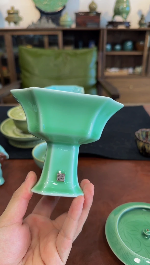 梅子青·高足·小果盘·茶器