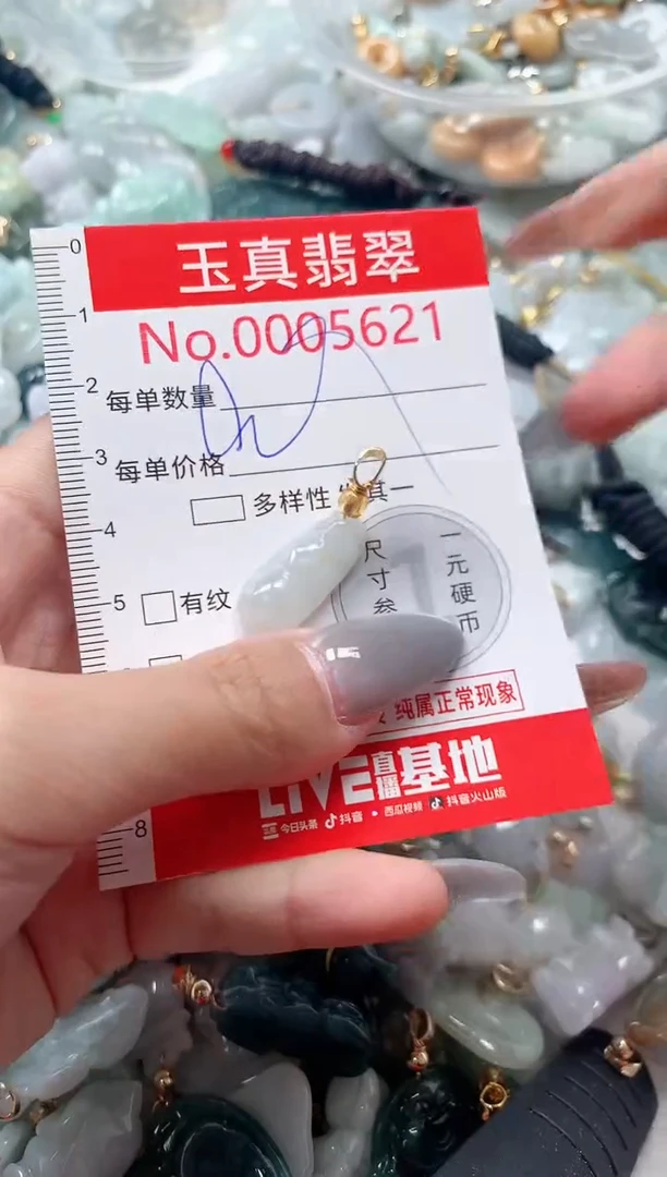 吊坠(不含链)未镶嵌翡翠5621