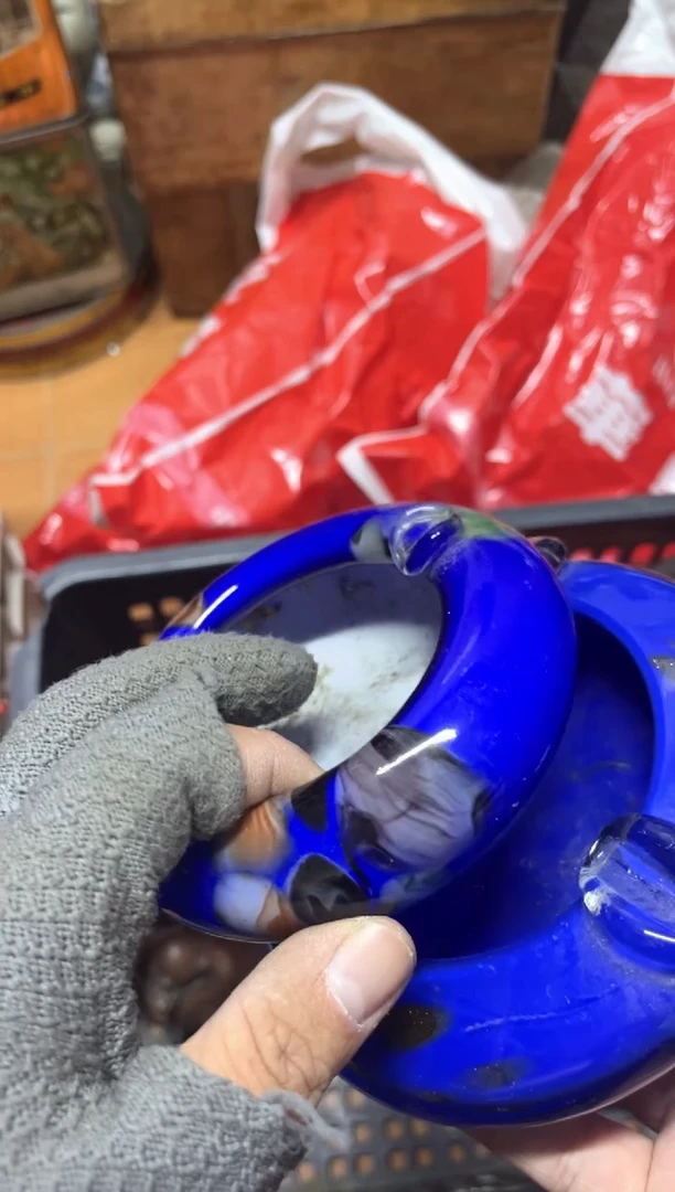 手工艺品琉璃牛*摆件