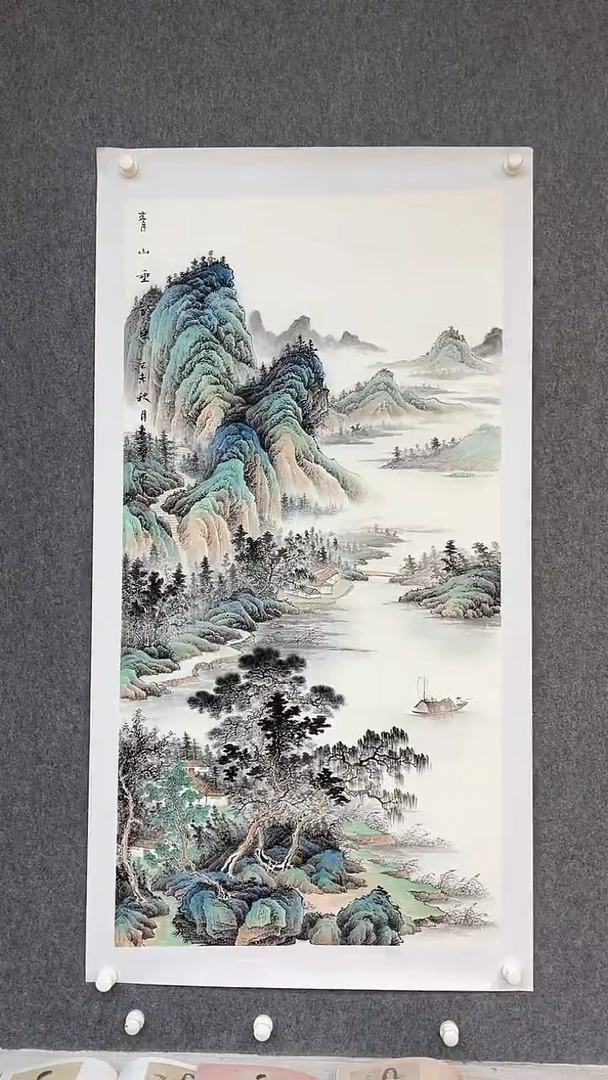 国画韩学中-8平尺-山水国画