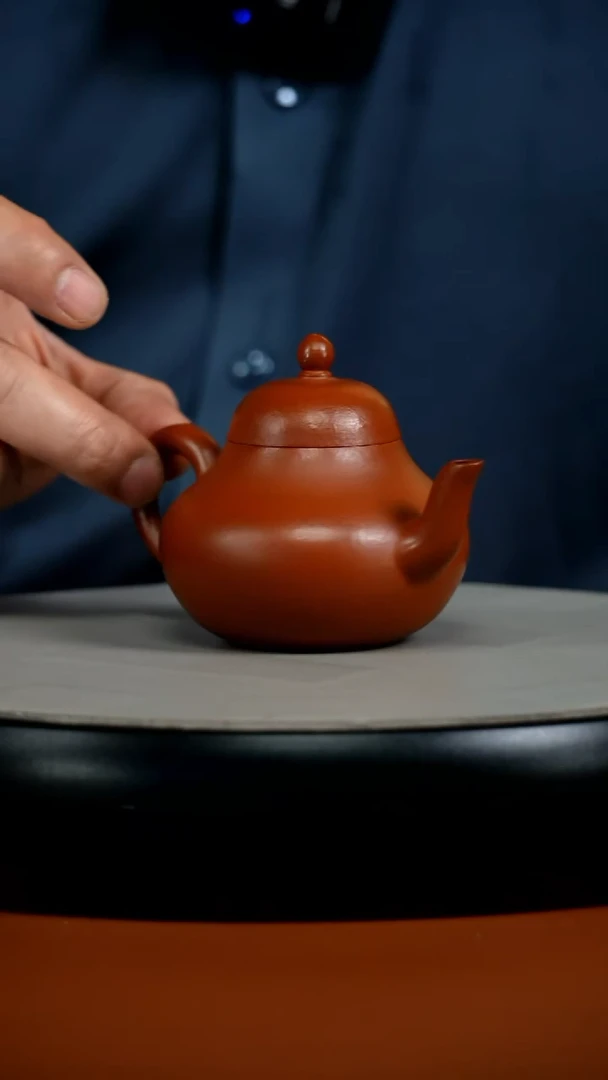 茶壶紫砂朱泥孟臣思亭120CC