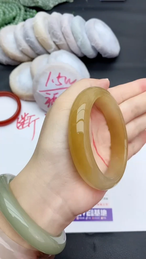 未镶嵌手镯石英质玉48+59/60