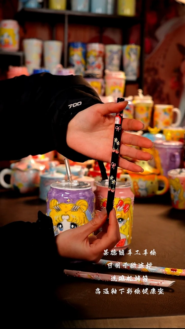 景德镇陶瓷手绘杯杯