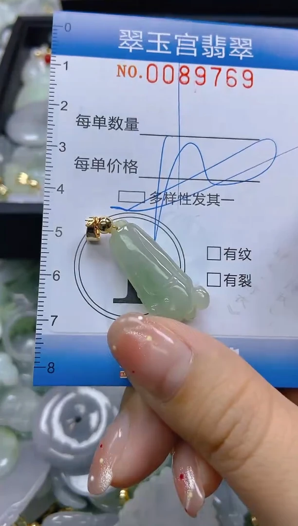 【闪购商品】翡翠未镶嵌颈饰闪购0089769多样性发其一