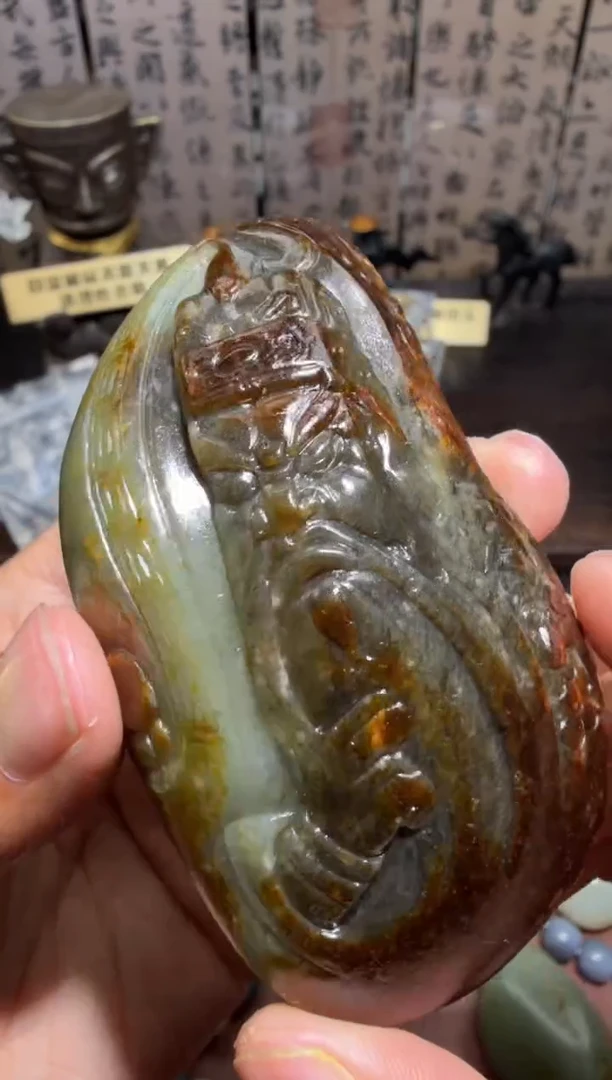 未镶嵌和田玉（子料）挂件1