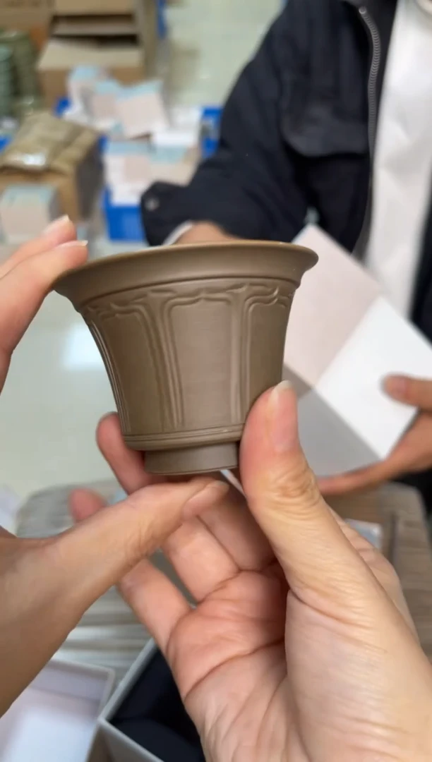 陶瓷李欣玮 纯手工双色釉闻香杯