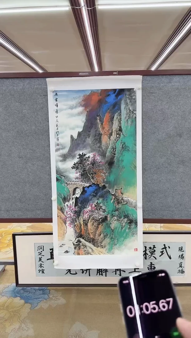 【闪购商品】绘画M 张伦玉-四尺-山水国画