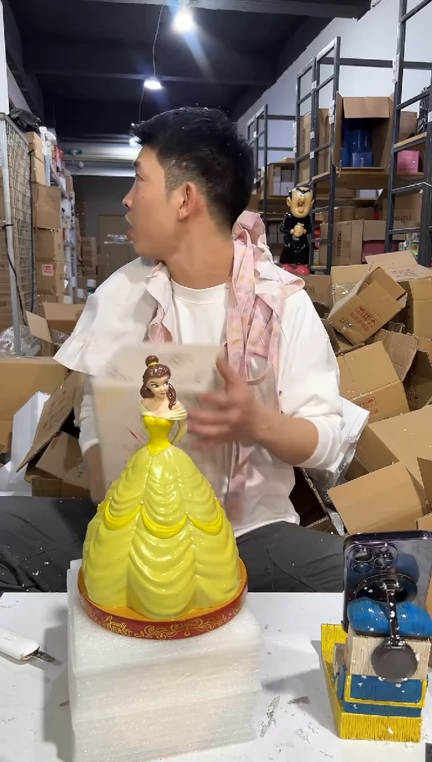 瓷片原盒贝尔全身存钱罐