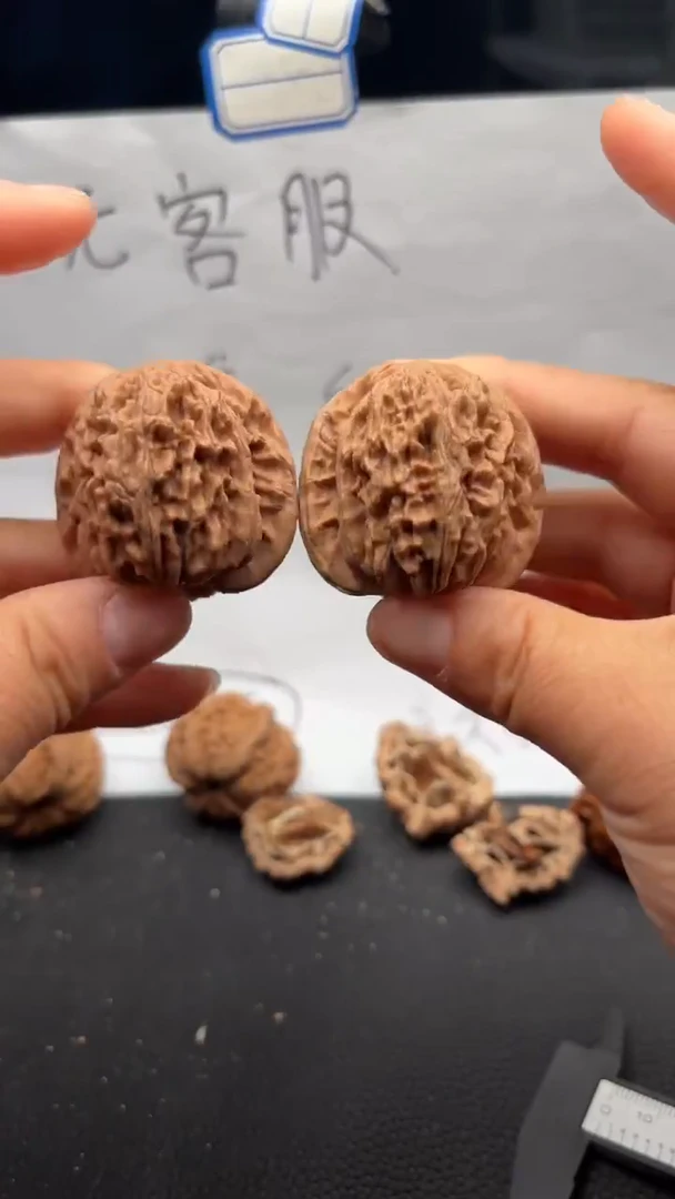 把件文玩核桃463四座楼