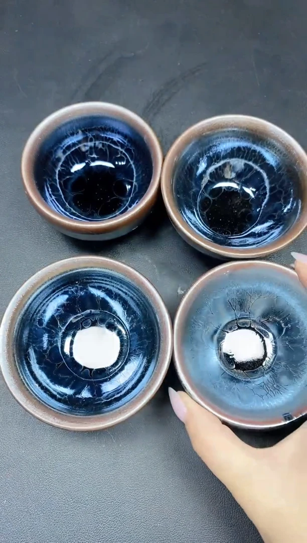 茶盏180四只微瑕